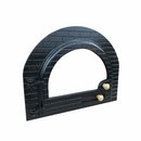 Large Cast Iron Glass Pizza Door