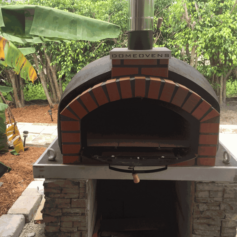 Cast Iron Glass Pizza Oven Door - DIY Wood fired Pizza Ovens