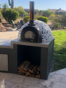 Large Cast Iron Glass Pizza Door