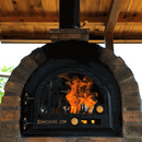 Large Cast Iron Glass Pizza Door