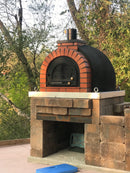 Large Cast Iron Glass Pizza Door